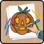 Logo of How To Draw Halloween android Application 